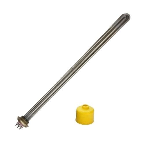 Блок ТЭН-15,0кВт, 380В (600мм.) G2" нерж/латунь (трубка + колпак) HTH