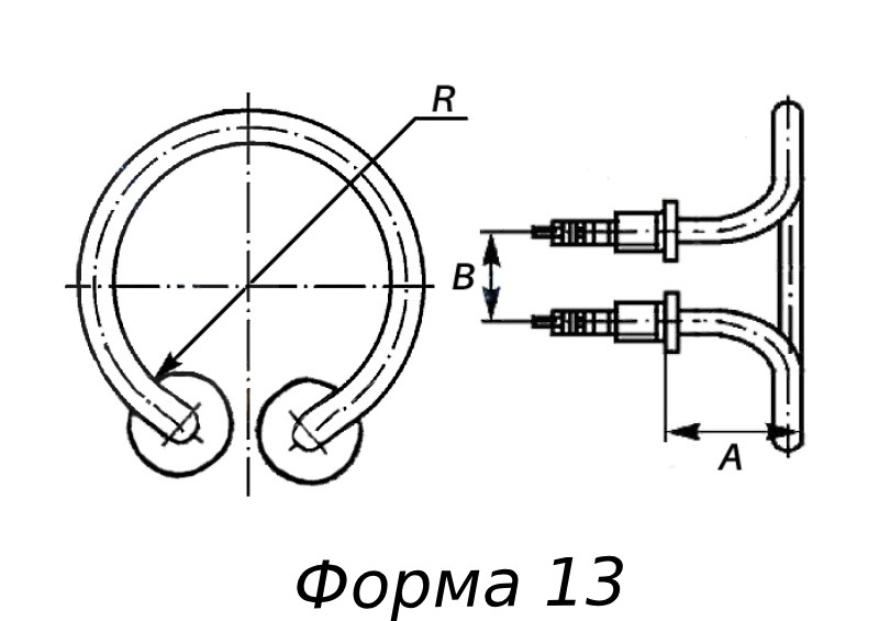 Форма ТЭН Ф13